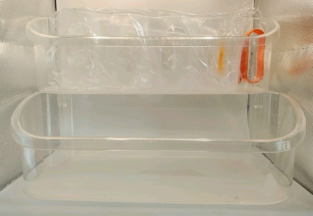 Refrigerator Door Bin Shelf Clear For Frigidaire #240356402 AP2549958 2 Pack
